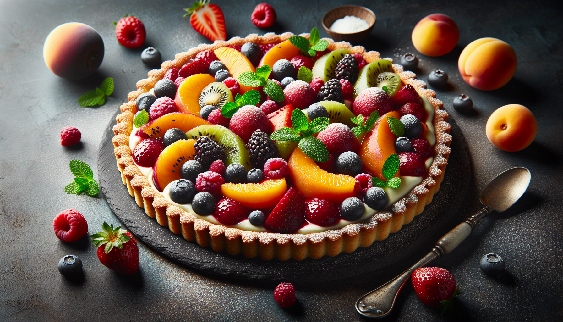 crostata di frutta estiva